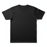 generate a mockup for a blank tshirt in black